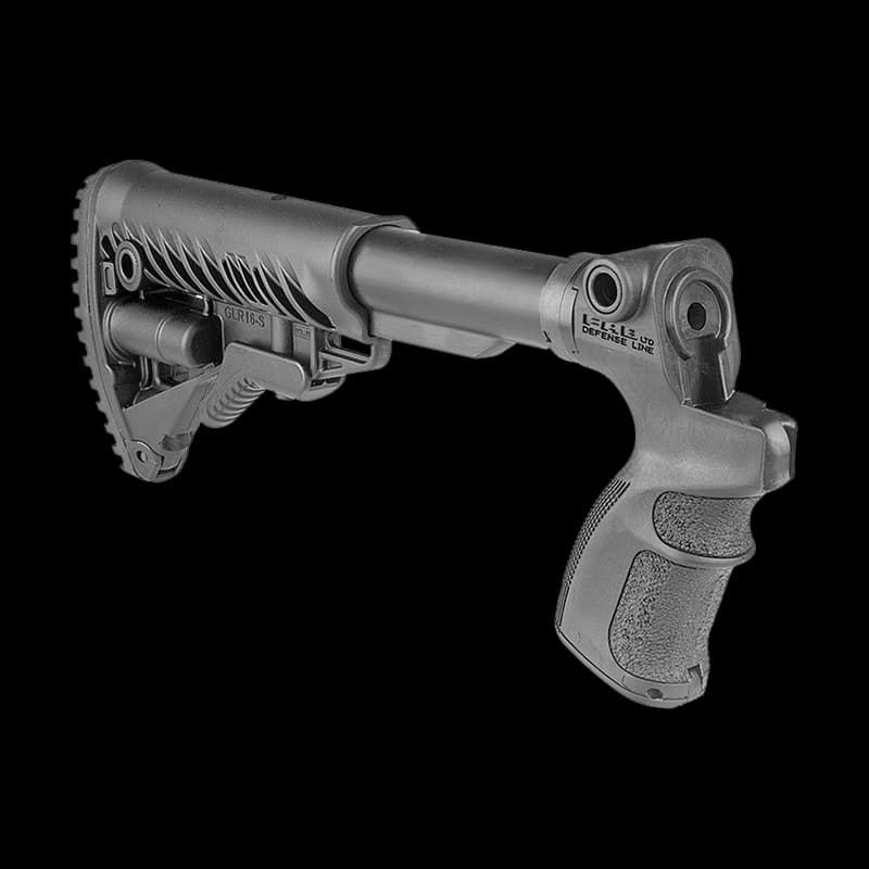 Picture of FAB Defense Mossberg 500 Solid Piece Pistol Grip Stock Black