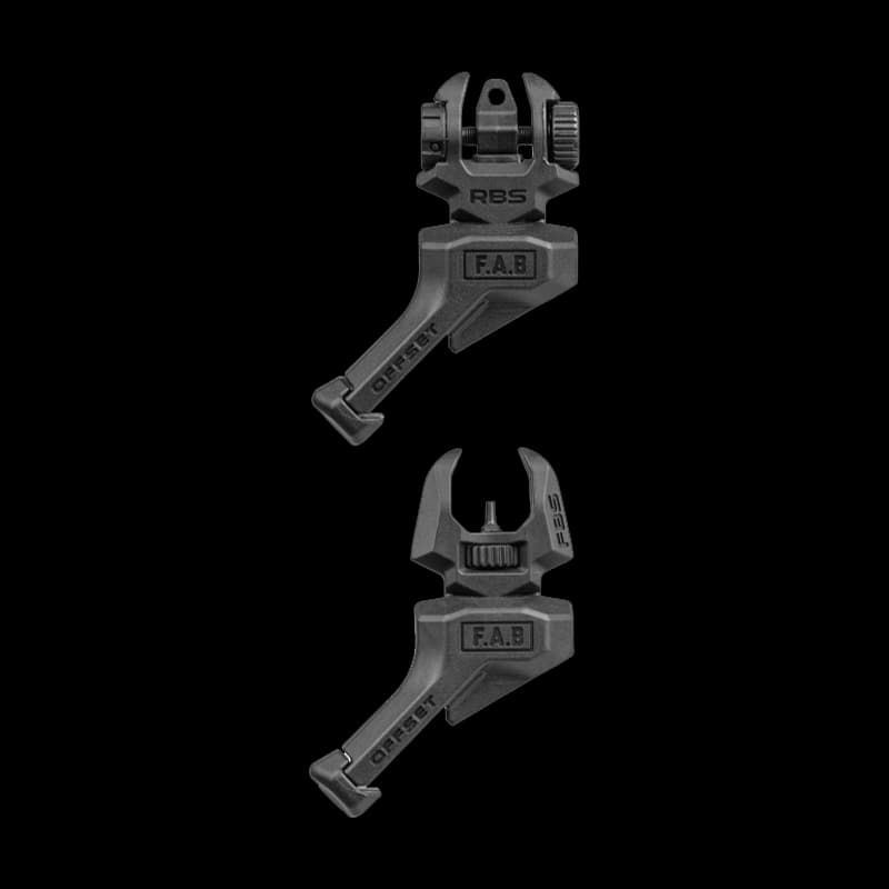 Picture of FAB Defense Front And Rear Offset Folding Sights Left Hand