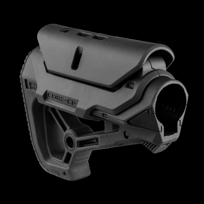 Picture of FAB Defense Core-S CQB Optimised Buttstock Black With Cheek Riser