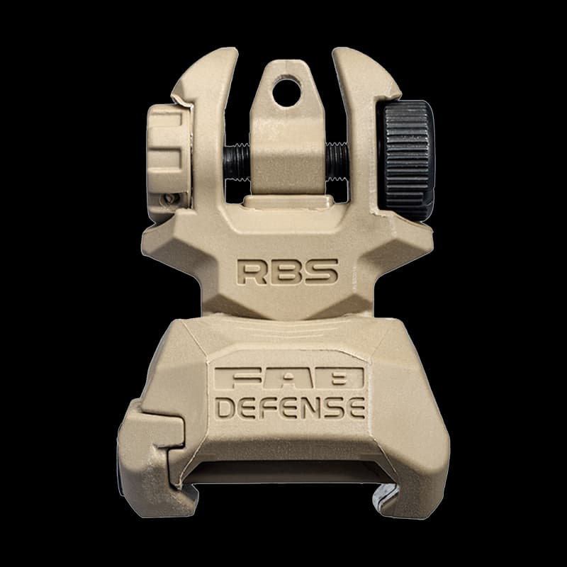 Picture of FAB Defense Rear Backup Sight Tan