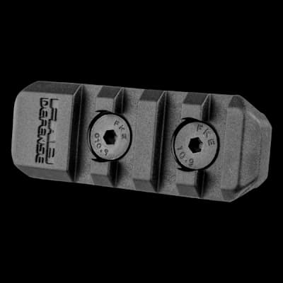 Platic M-Lok Rail 5 Slot Black