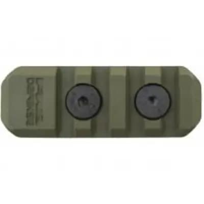 Platic M-Lok Rail 5 Slot Green