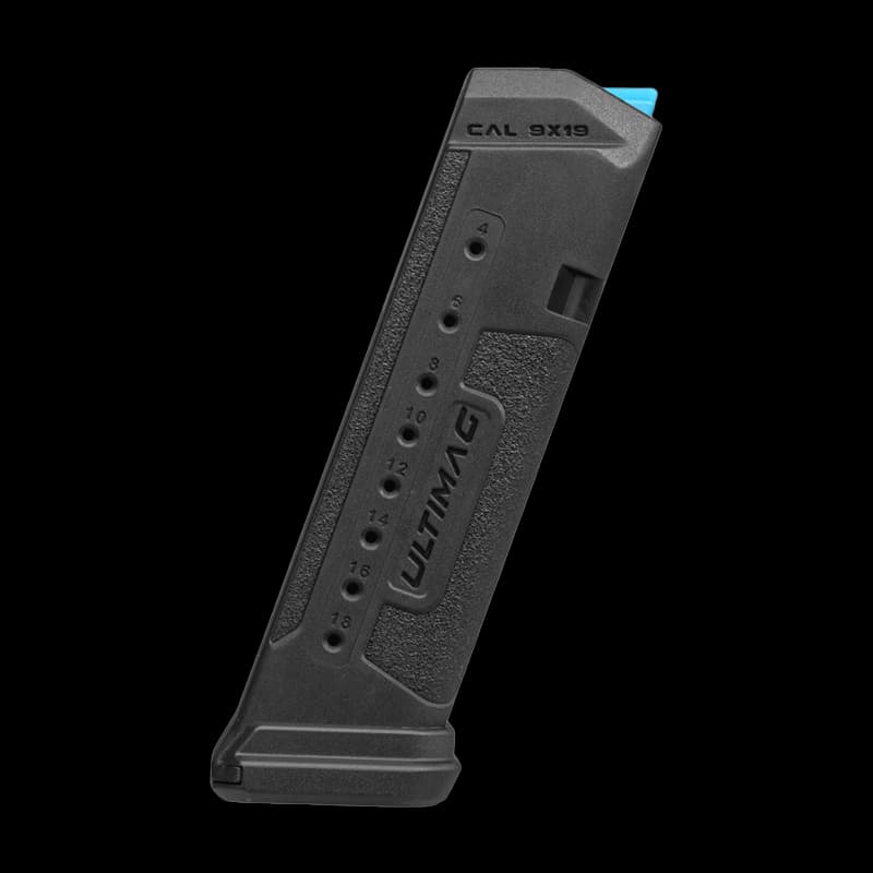 Ultimag Glock Magazine Black 18 Rounds