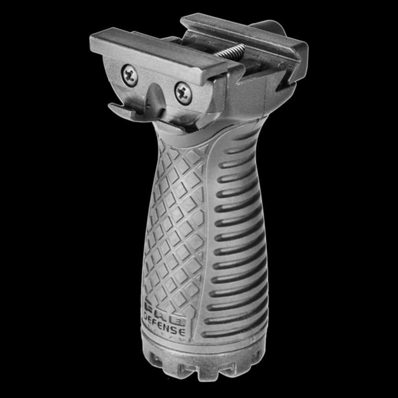 Rubberised Stout Foregrip Black