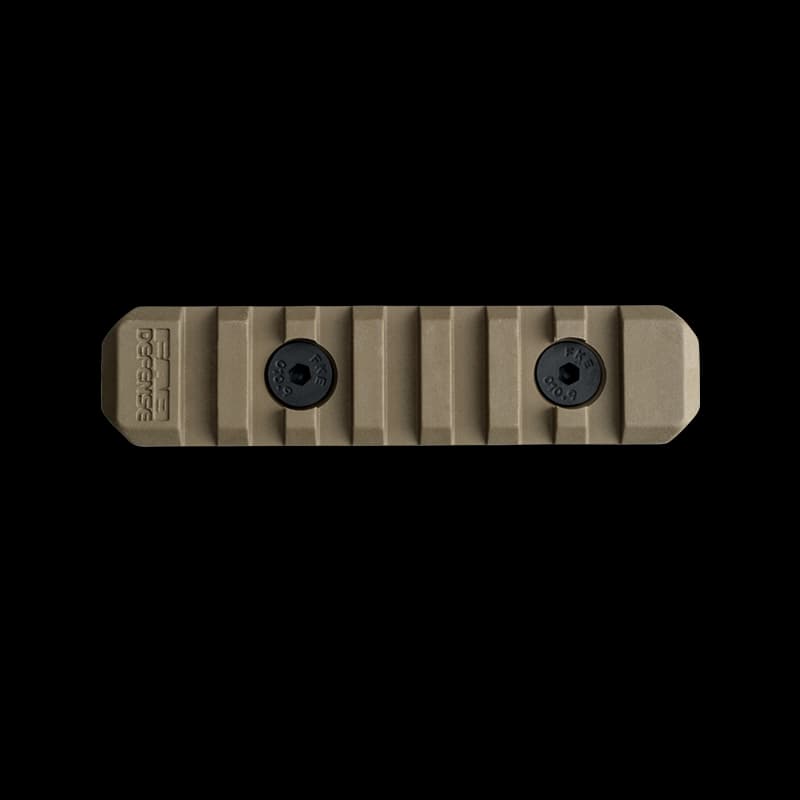 M-Lok Plastic Rail 8 Slot Tan