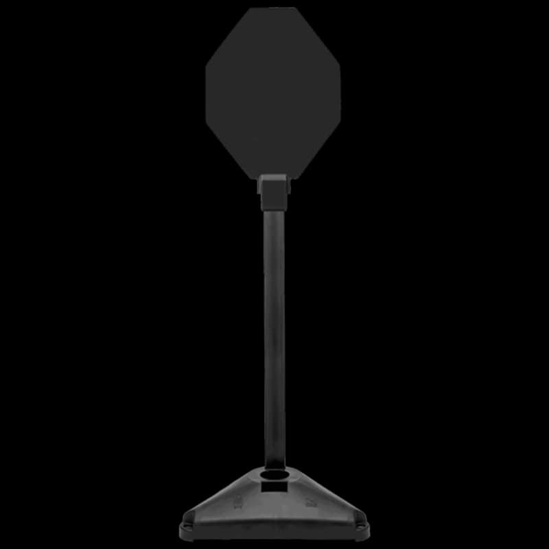 Static IPSC Target With Spare Board Black