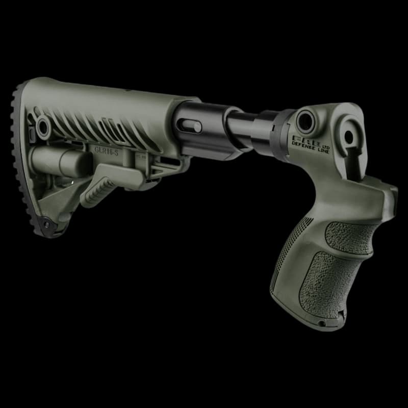 Mossberg 500 M4 Buttstock With Shock Absorber Green