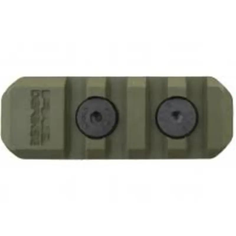 Platic M-Lok Rail 5 Slot Green