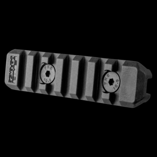 M-Lok Plastic Rail 8 Slot Black