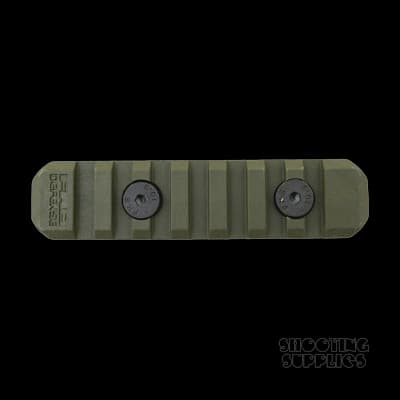M-Lok Plastic Rail 8 Slot Green