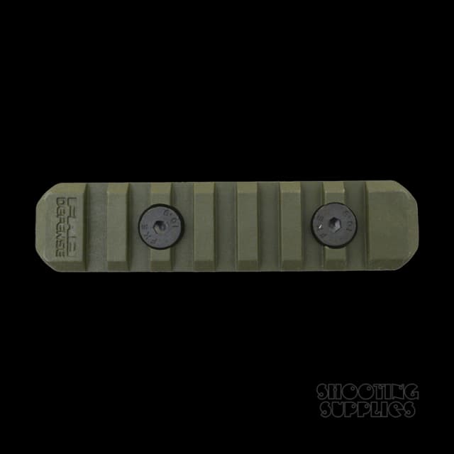 M-Lok Plastic Rail 8 Slot Green