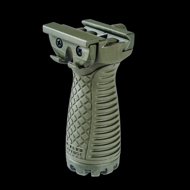 Rubberised Stout Foregrip Green