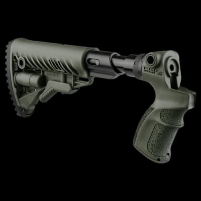 Mossberg 500 M4 Buttstock With Shock Absorber Green