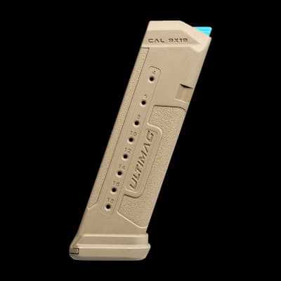 Ultimag Glock Magazine Tan 18 Rounds